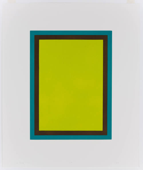 Untitled (lime green double border)