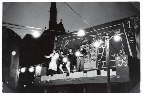 Untitled (outdoor stage at night), from the series Pittsburgh