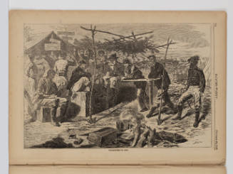 Thanksgiving in Camp, from Harper’s Weekly, November 29, 1862