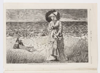 On the Beach, from Harper’s Weekly,  August 17, 1872