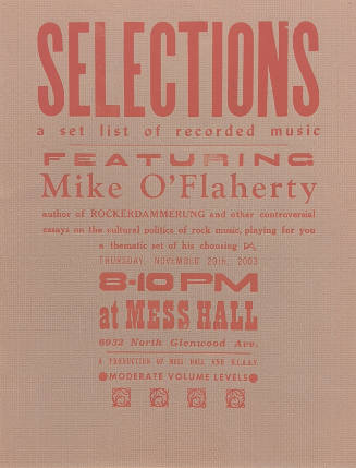 Selections Featuring Mike O'Flaherty, from the portfolio A Ragbox of Overstood Grammars