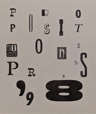 Propositions Press '98, from the portfolio A Ragbox of Overstood Grammars