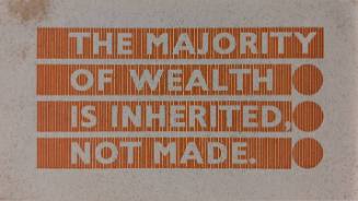 Majority of Wealth, from the portfolio A Ragbox of Overstood Grammars