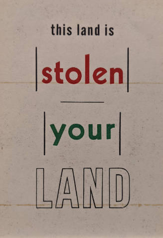 This Land Is Your Land, from the portfolio A Ragbox of Overstood Grammars