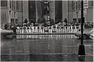 Legalize Abortion Rally, Rockefeller Center, New York, March 24, 1968