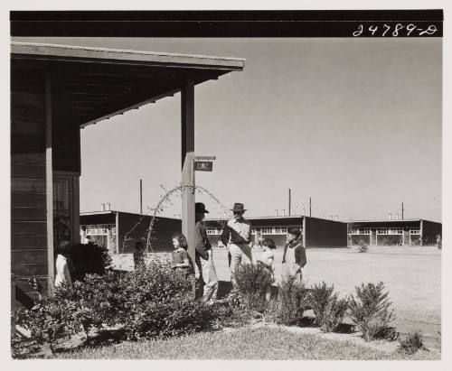 Campers waiting their turn at clinic, Robstown, Texas