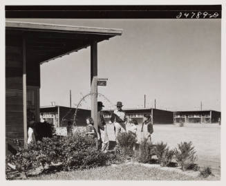 Campers waiting their turn at clinic, Robstown, Texas