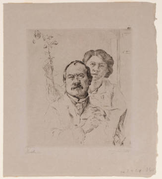 Selbstbildnis mit Gattin (Self-portrait with Wife)