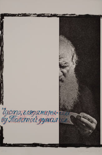 Tolstoy with Book II, Part of "Peace I: Life of Tolstoy"