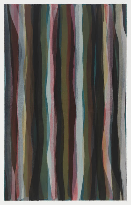 Brushstrokes in Different Colors in Two Directions (black version)