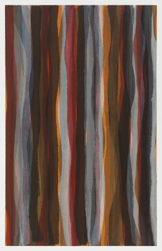 Brushstrokes in Different Colors in Two Directions (ochre version)