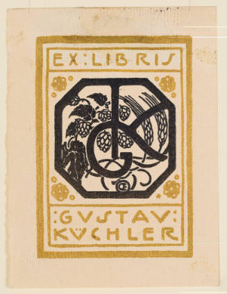 Ex Libris Gustav Kuchler