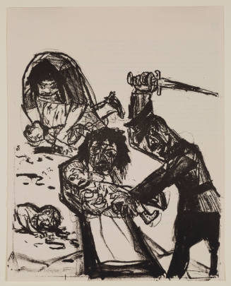 Massacre of the Innocents in Bethlehem, from the publication Matthäus Evangelium (Gospel of Matthew)