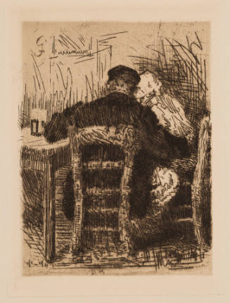 Couple Seated at a Table