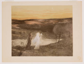 Title unknown (landscape with two women)