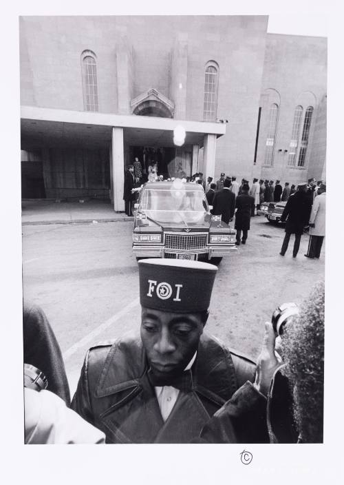 Untitled (Black Muslims, Elijah Muhammad's Funeral, Chicago, 1975)
