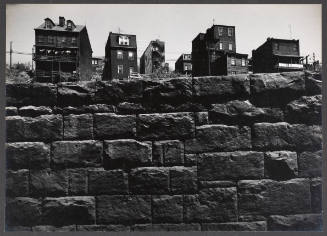 Untitled (houses from stone wall), from the series Pittsburgh