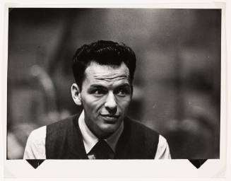 Frank Sinatra, from the series Recording Artists, for Life Magazine