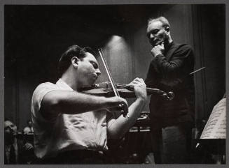 Isaac Stern, from the series Recording Artists, for Life Magazine
