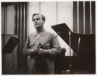 Yehudi Menuhin, from the series Recording Artists, for Life Magazine