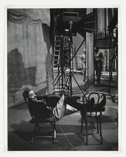 Charlie Chaplin, from the series Chaplin at Work, for Life Magazine